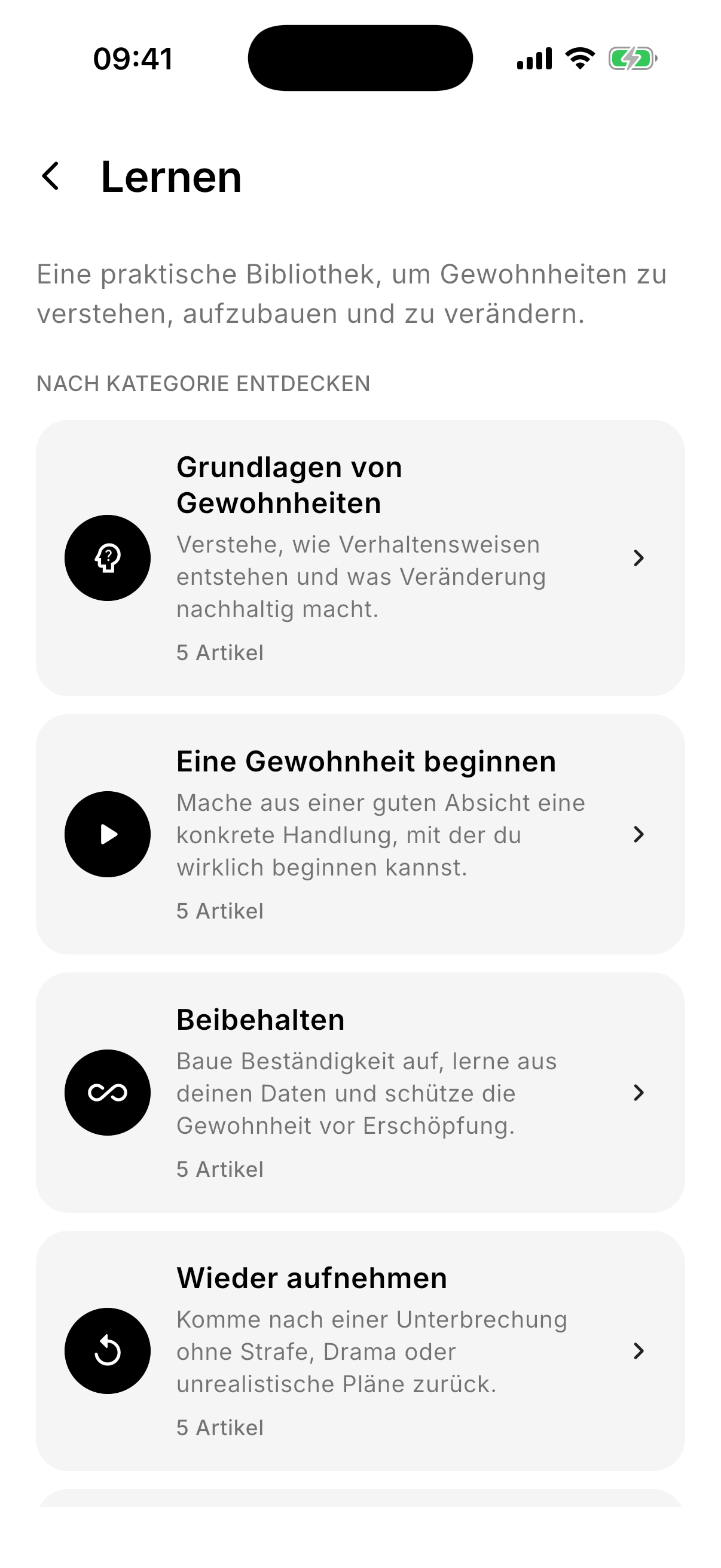 Lerne, was funktioniert