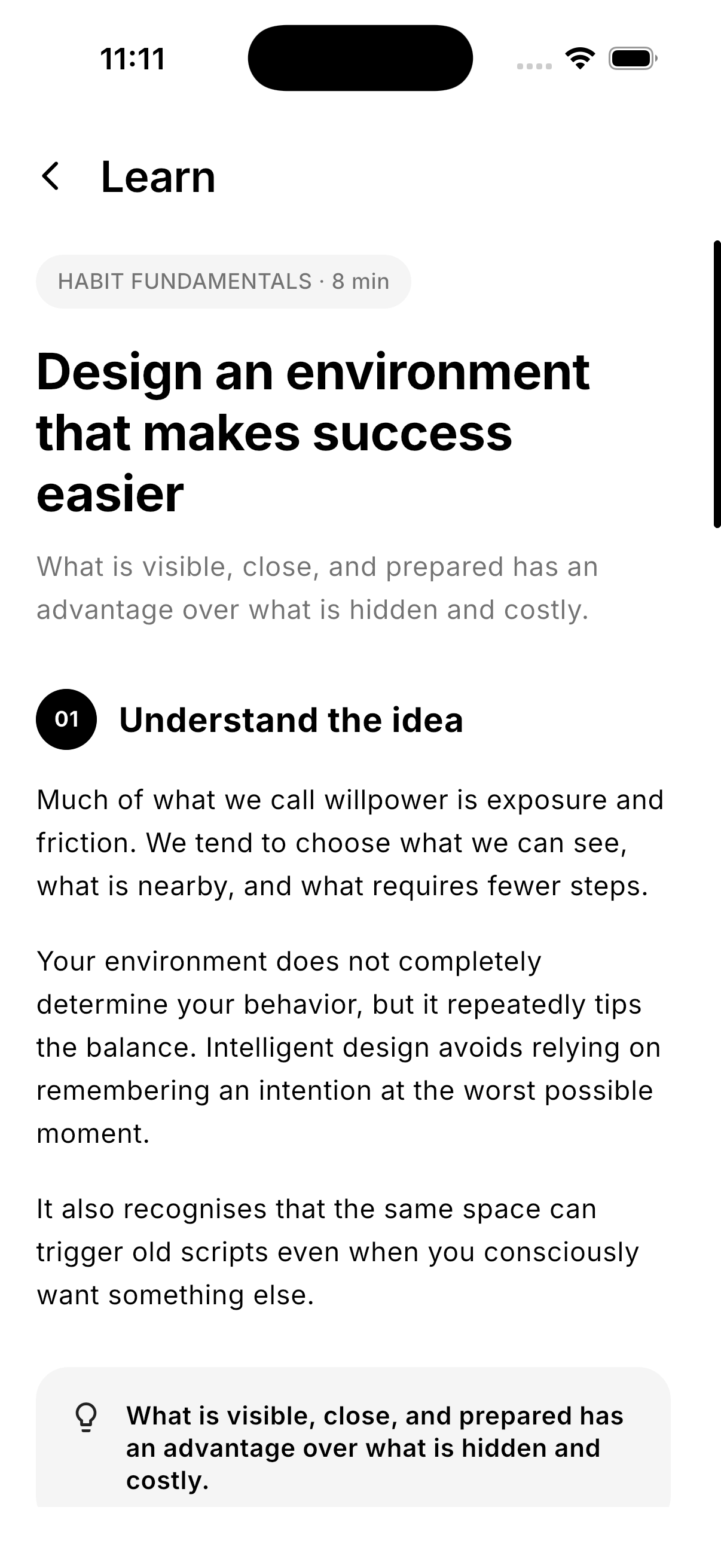 Learn what works