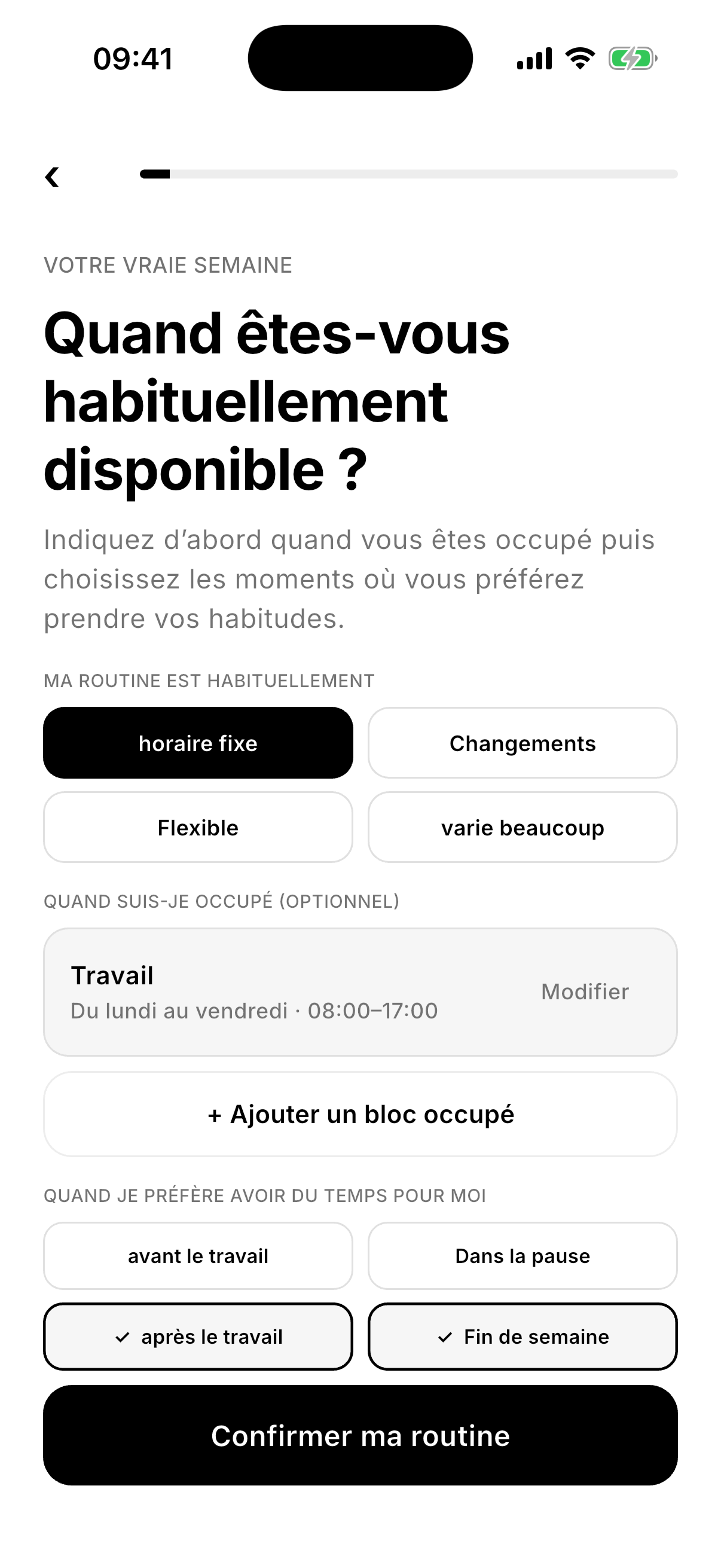 Northward availability settings