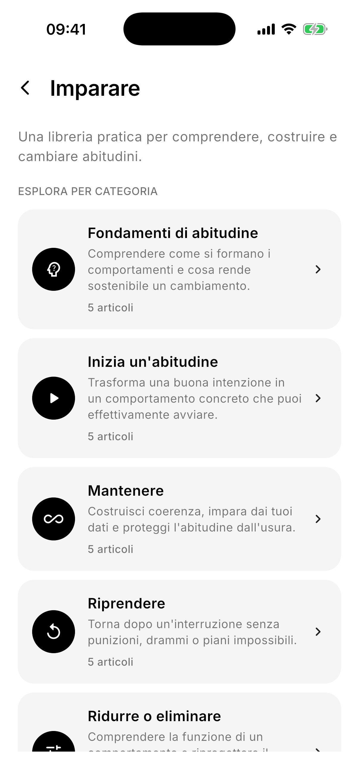 Impara ciò che funziona