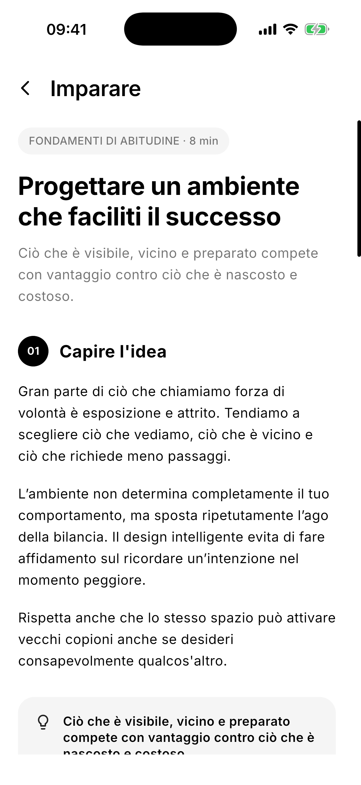 Impara ciò che funziona