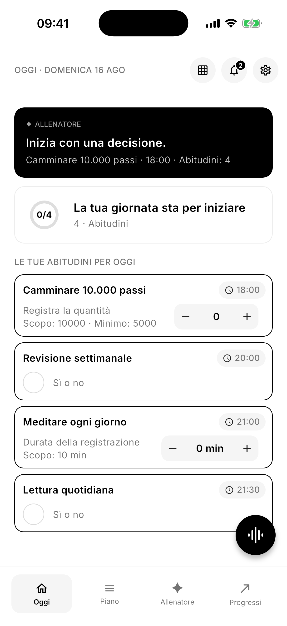 Una giornata chiara