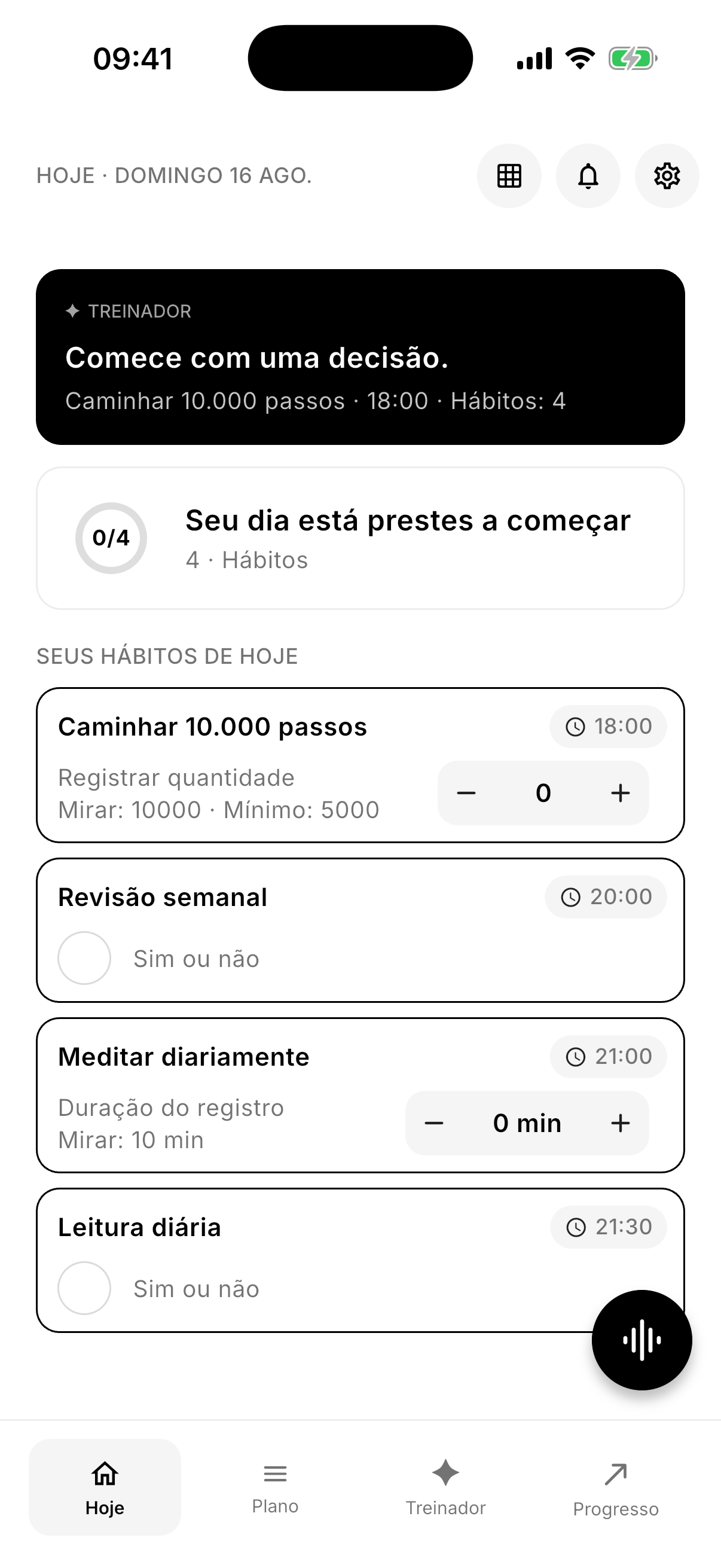 O teu dia, claro